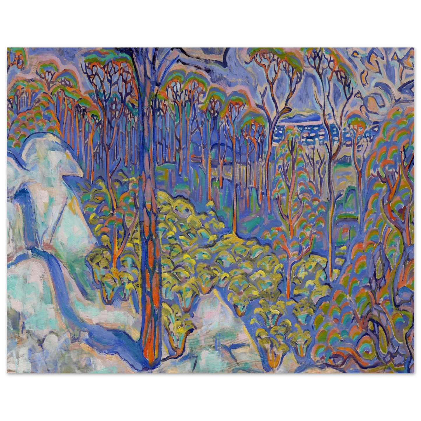 Walter Inglis Anderson - Walter Anderson Wall art - 21x29.7 cm / 8x12" - Premium Wooden Framed Poster With Fine Art Paper-canvas - Wood frame