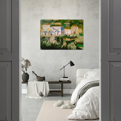 VIEW OF PORTDOGUE PORT ALUGER - Salvador Dali Acrylic Print - 70x100 cm / 28x40″ inches