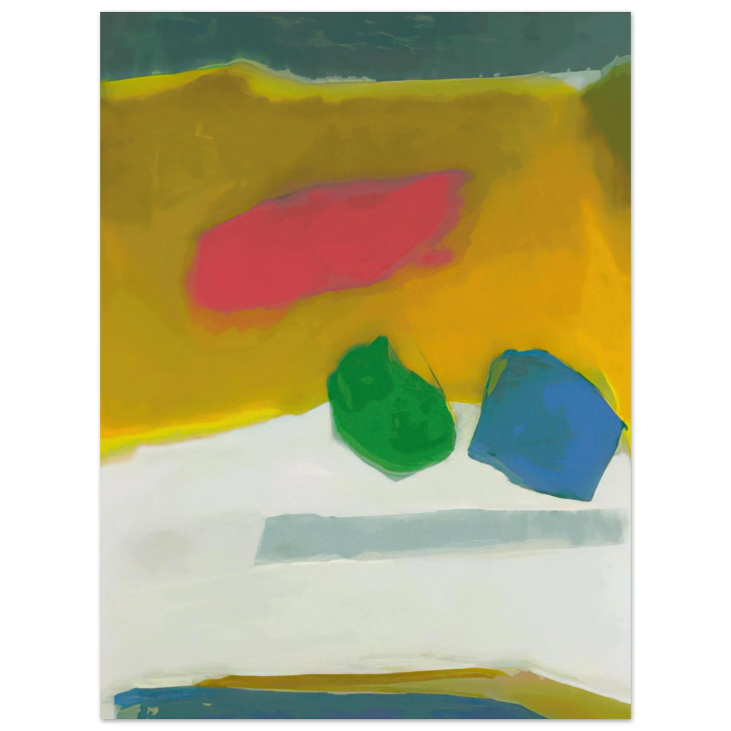 Esteban Vicente - HARRIET 1984  75x100 cm / 30x40inches Fine Art Poster