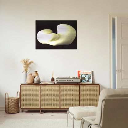Human Concretion - Jean Arp Brushed Aluminum Print - 70x100 cm / 28x40 inches | Jean Arp Aluminum Print | Jean Arp Prints