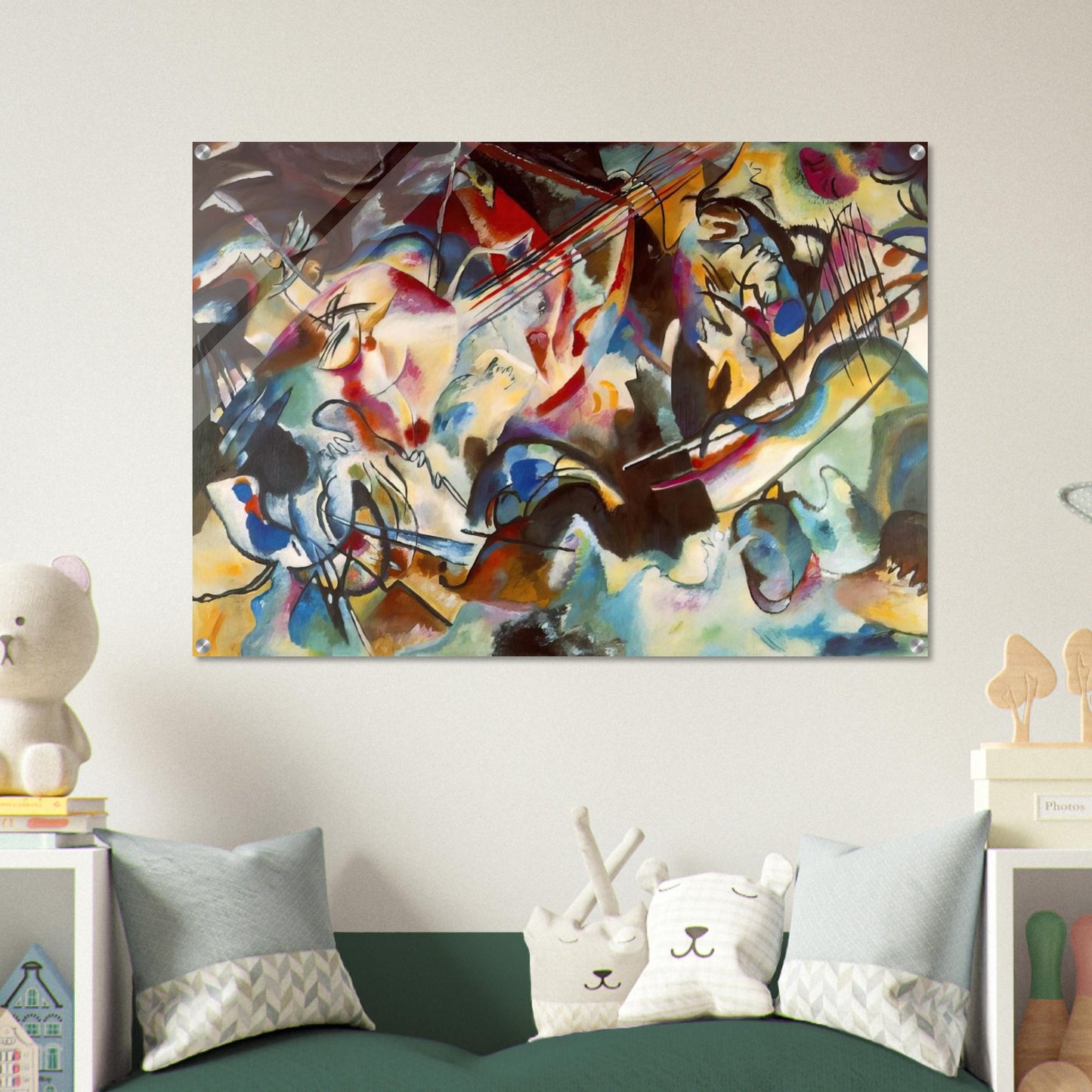 COMPOSITION VI 1913 - Wassily Kandinsky Acrylic Print - 70x100 cm / 28x40″ inches