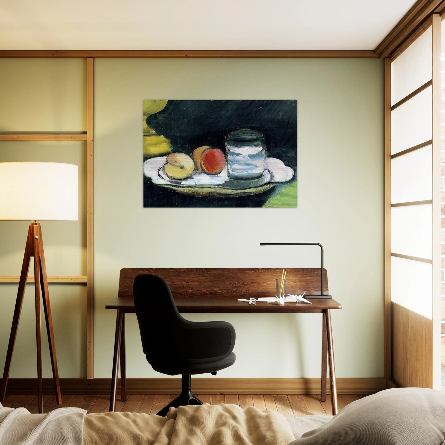 STILL LIFE PEACHES AND GLASS 1916 - Henri Matisse Brushed Aluminum Print - 70x100 cm / 28x40 inches | Henri Matisse Aluminum Print | Henri Matisse Prints