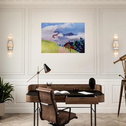 SWISS LANDSCAPE 1901 - Henri Matisse Brushed Aluminum Print - 70x100 cm / 28x40 inches | Henri Matisse Aluminum Print | Henri Matisse Prints