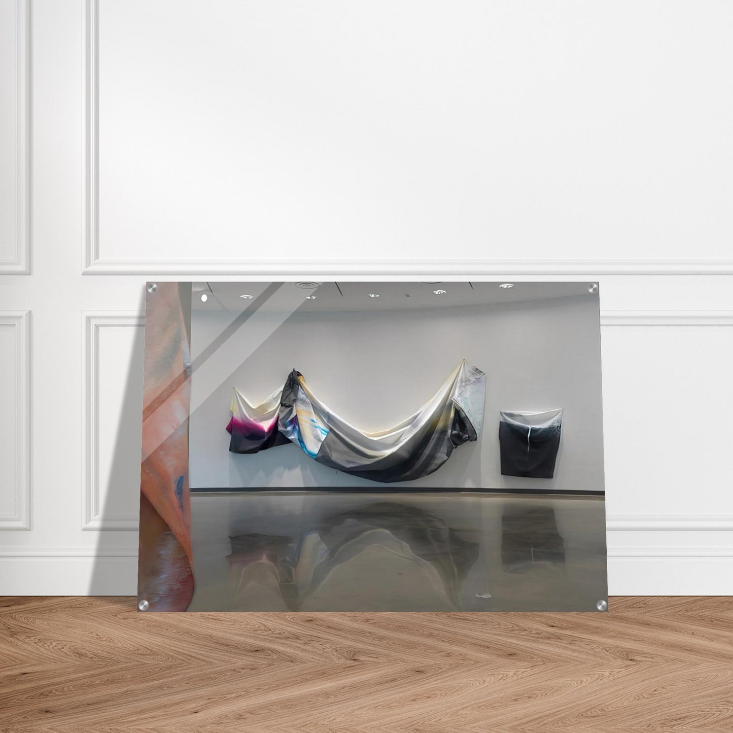 Black Garland - Sam Gilliam Acrylic Print - 70x100 cm / 28x40″ inches