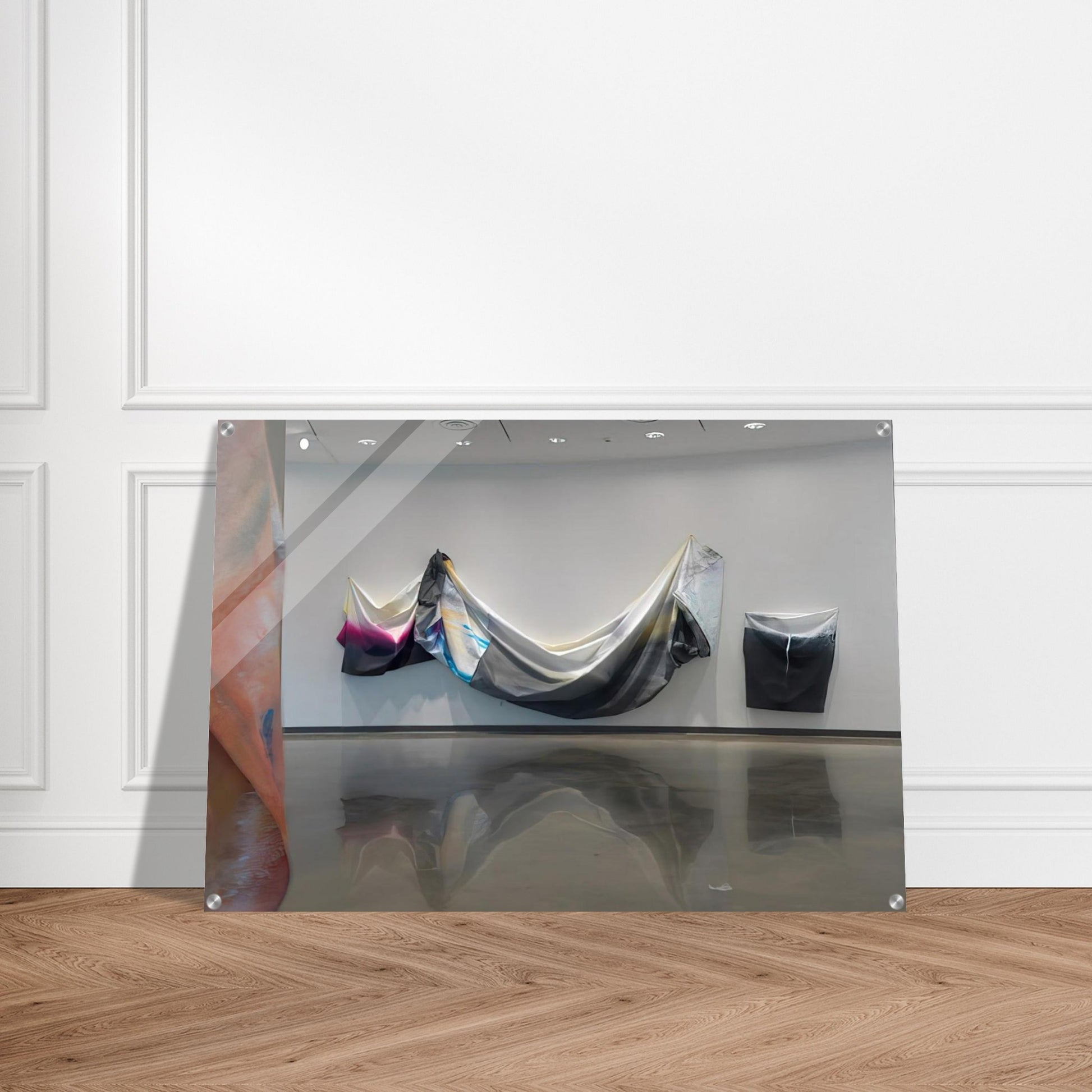 Black Garland - Sam Gilliam Acrylic Print - 70x100 cm / 28x40″ inches