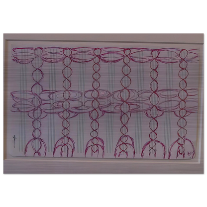 CHANGE THE DIRECTION OF THE MUSIC STAFF - Louise Bourgeois Brushed Aluminum Print - 70x100 cm / 28x40 inches | Louise Bourgeois Aluminum Print | Louise Bourgeois Prints