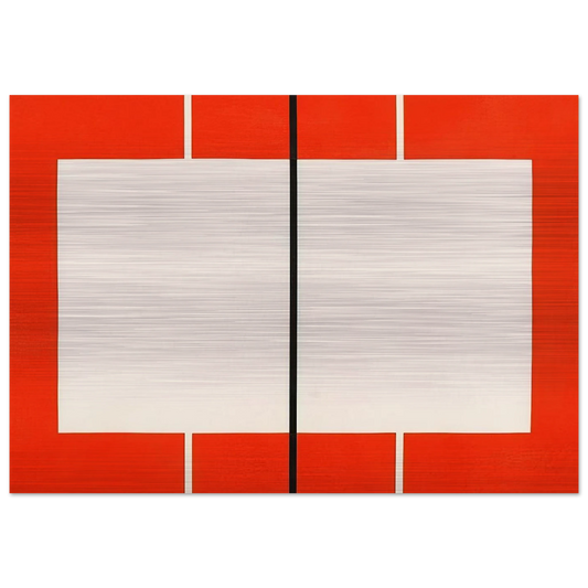 Untitled S. # 199 - 1990 - Donald Judd Brushed Aluminum Print - 70x100 cm / 28x40 inches | Donald Judd Aluminum Print | Donald Judd Prints