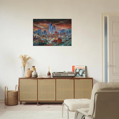 Big City - Konrad Zuse Brushed Aluminum Print - 70x100 cm / 28x40 inches | Konrad Zuse Aluminum Print | Konrad Zuse Prints
