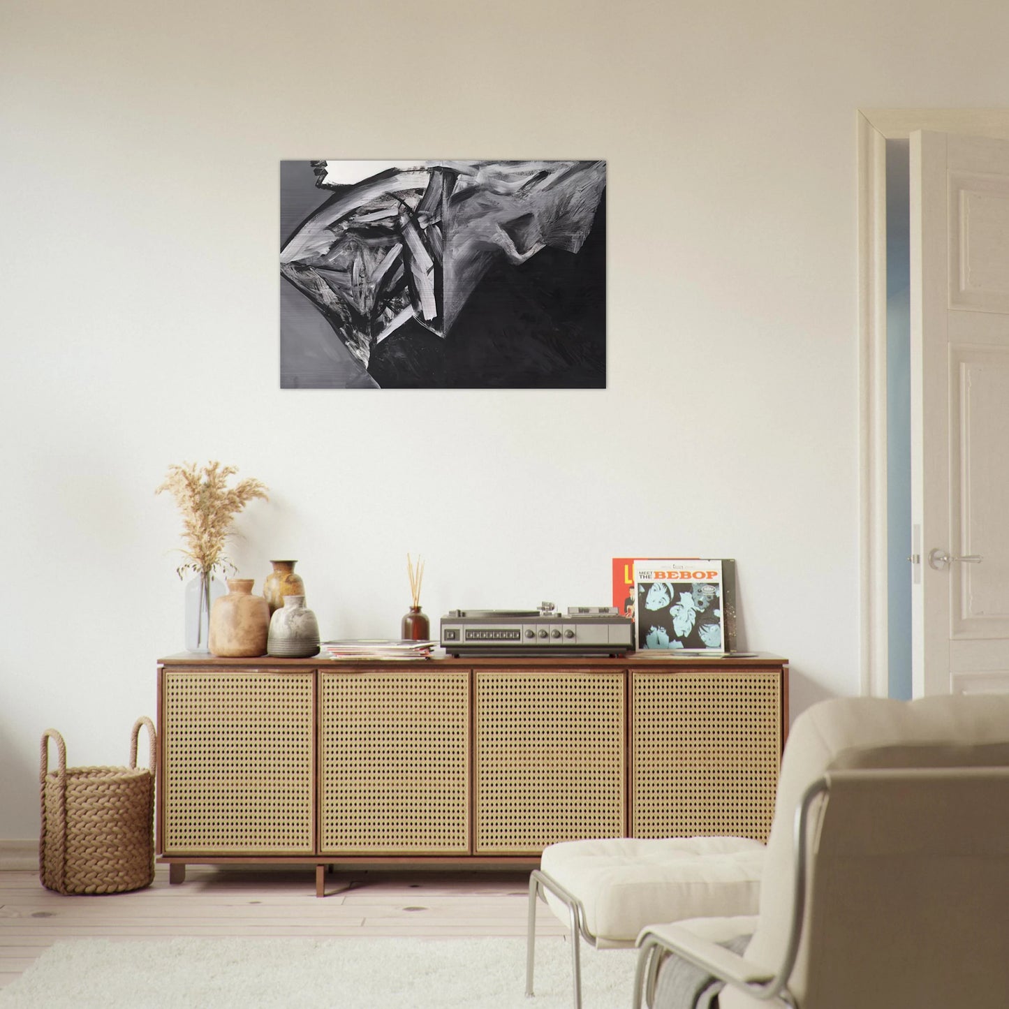 Jay DeFeo/BIG/Samurai No. 8 - Jay DeFeo Brushed Aluminum Print - 70x100 cm / 28x40 inches | Jay DeFeo Aluminum Print | Jay DeFeo Prints