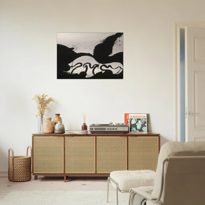 Untitled - 1973 - Norman Bluhm Brushed Aluminum Print - 70x100 cm / 28x40 inches | Norman Bluhm Aluminum Print | Norman Bluhm Prints