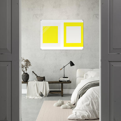 Untitled Cadmium Yellow Light - 1990 - Donald Judd Acrylic Print - 70x100 cm / 28x40″ inches | Donald Judd Wall Art | Donald Judd Prints