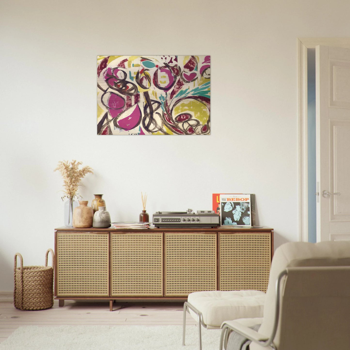 Thaw - Lee Krasner Brushed Aluminum Print - 70x100 cm / 28x40 inches | Lee Krasner Aluminum Print | Lee Krasner Prints