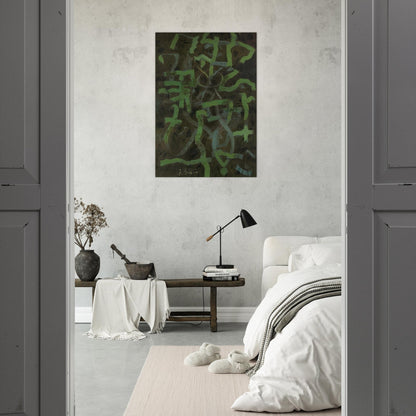 Green - 1948 - Bradley Walker Tomlin Brushed Aluminum Print - 70x100 cm / 28x40 inches | Bradley Walker Tomlin Aluminum Print | Bradley Walker Tomlin Prints