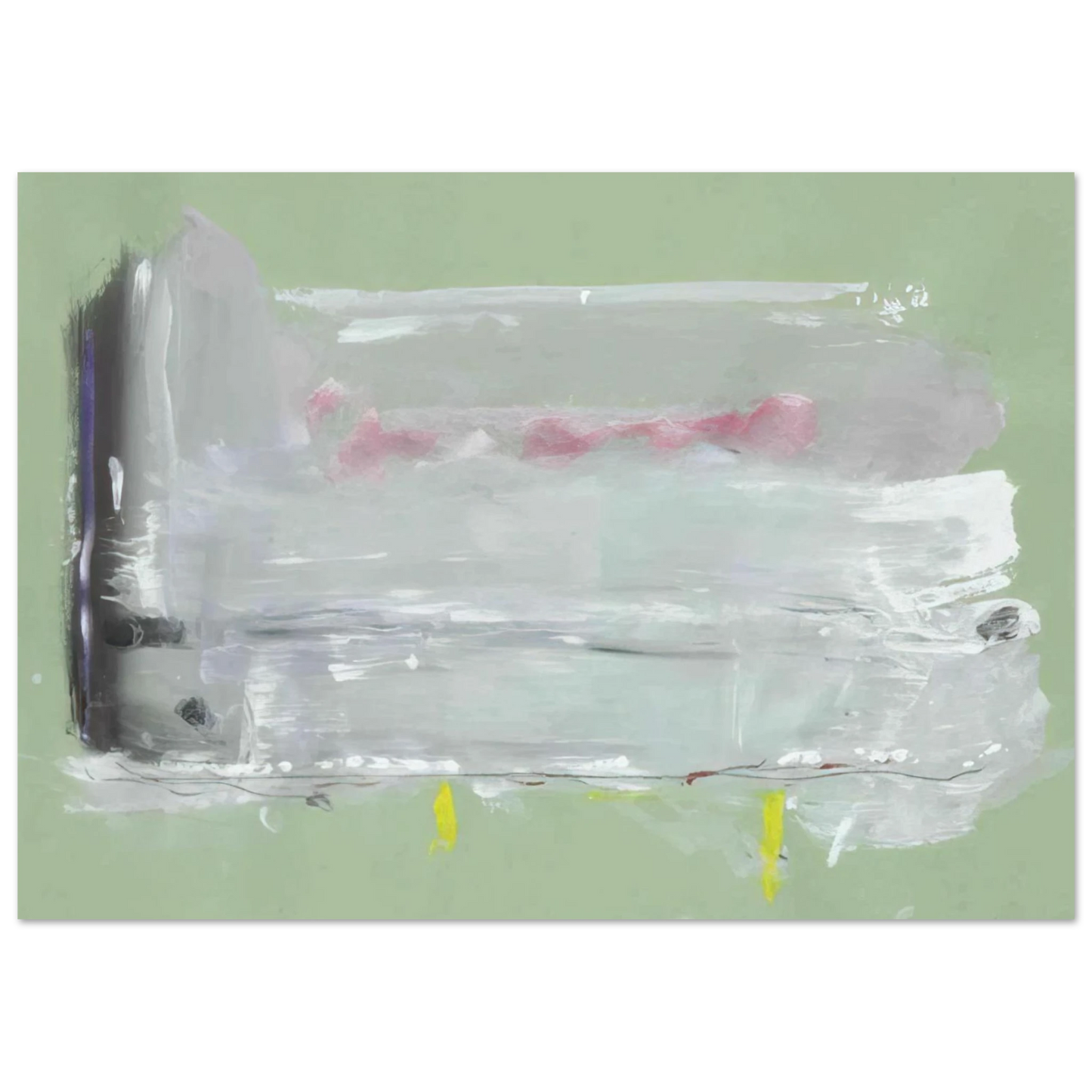 Helen Frankenthaler - Untitled - 1984 Wall art - 70x100 cm / 28x40 inches - Fine Art Poster-canvas - -