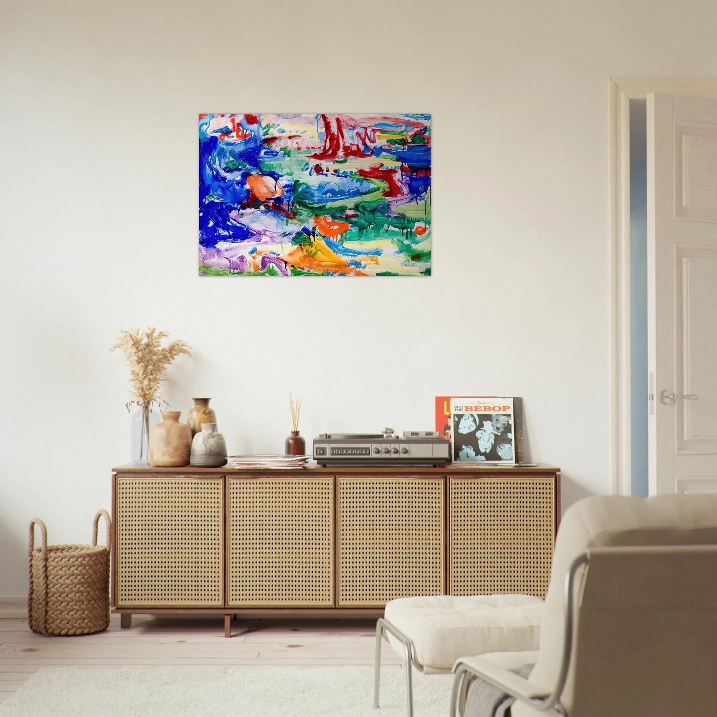 Landscape - Hans Hofmann Brushed Aluminum Print - 70x100 cm / 28x40 inches | Hans Hofmann Aluminum Print | Hans Hofmann Prints