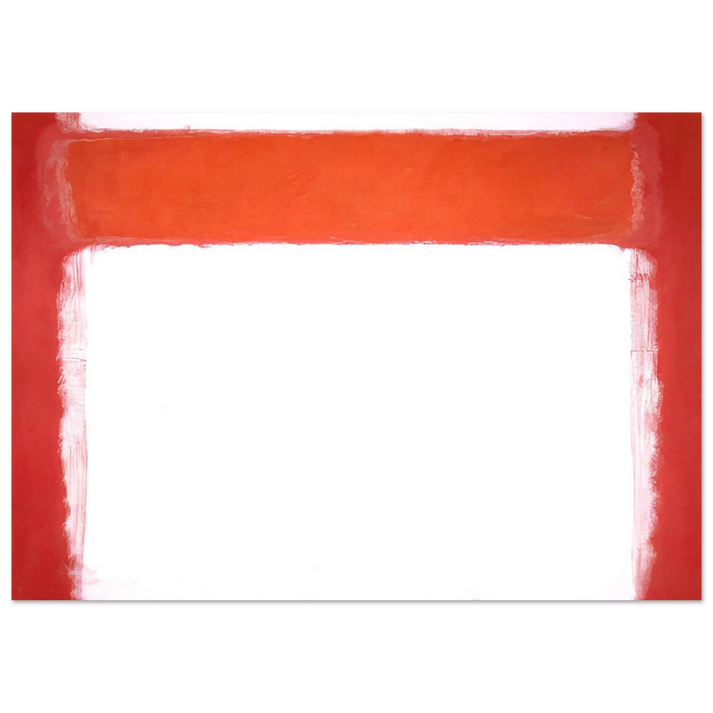 Mark Rothko - No. 16 - 1957 Wall Art - 21x29.7 cm / 8x12" - Premium Wooden Framed Poster With Fine Art Paper - Black frame