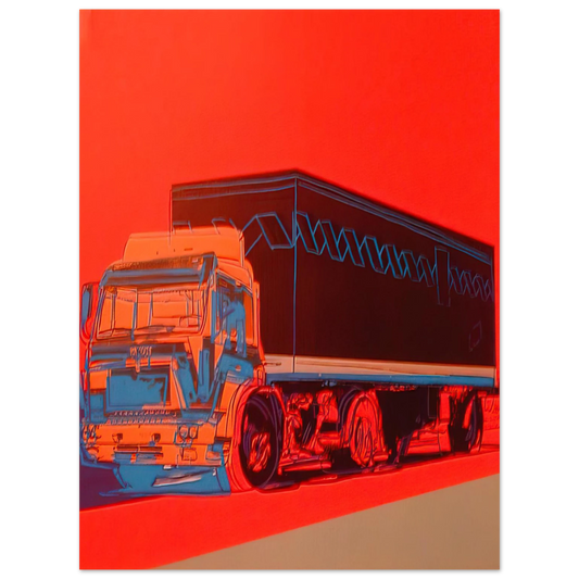 Andy Warhol - Truck Announcement Fine Art Poster