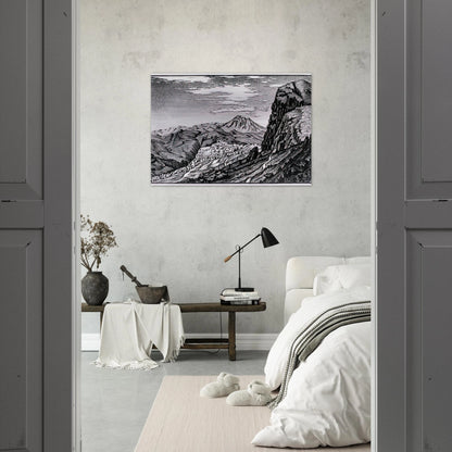 CALTAVUTURO IN THE MADONIE MOUNTAINS SICILY - MC Escher Brushed Aluminum Print - 70x100 cm / 28x40 inches | MC Escher Aluminum Print | MC Escher Prints