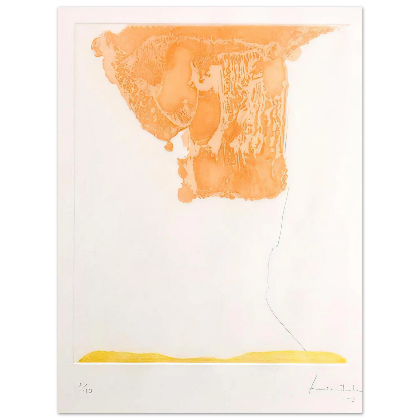 Helen Frankenthaler - Pranzo Italiano - 1973 Wall art - 13x18 cm / 5x7 inches - Fine Art Poster-canvas - -