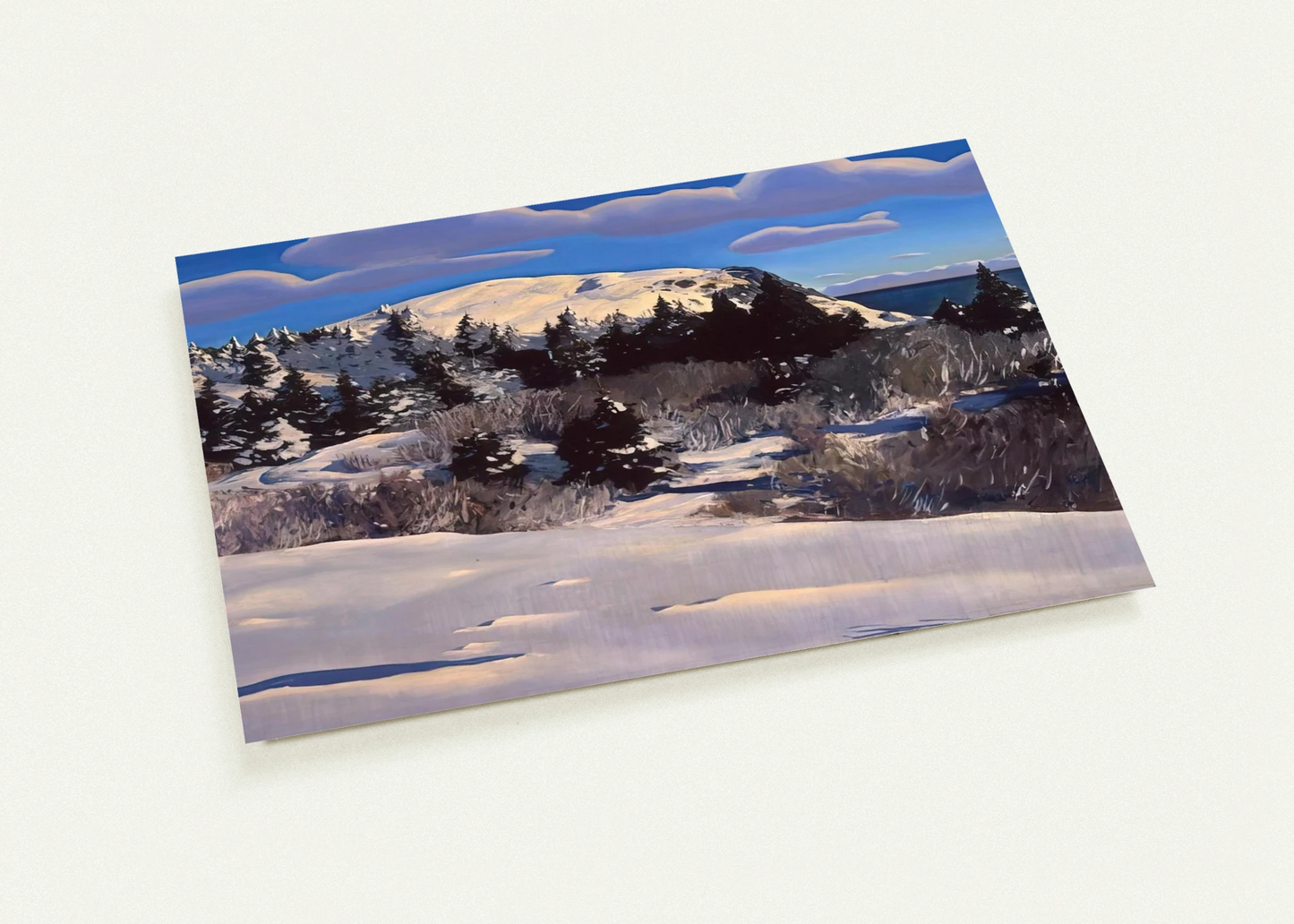 Maine Headland, Winter By Rockwell Kent Pack of 10 Post Cards | Rockwell Kent Post Cards | A6 (10.5 x 14.8 cm) - 4.1 x 5.8 inches