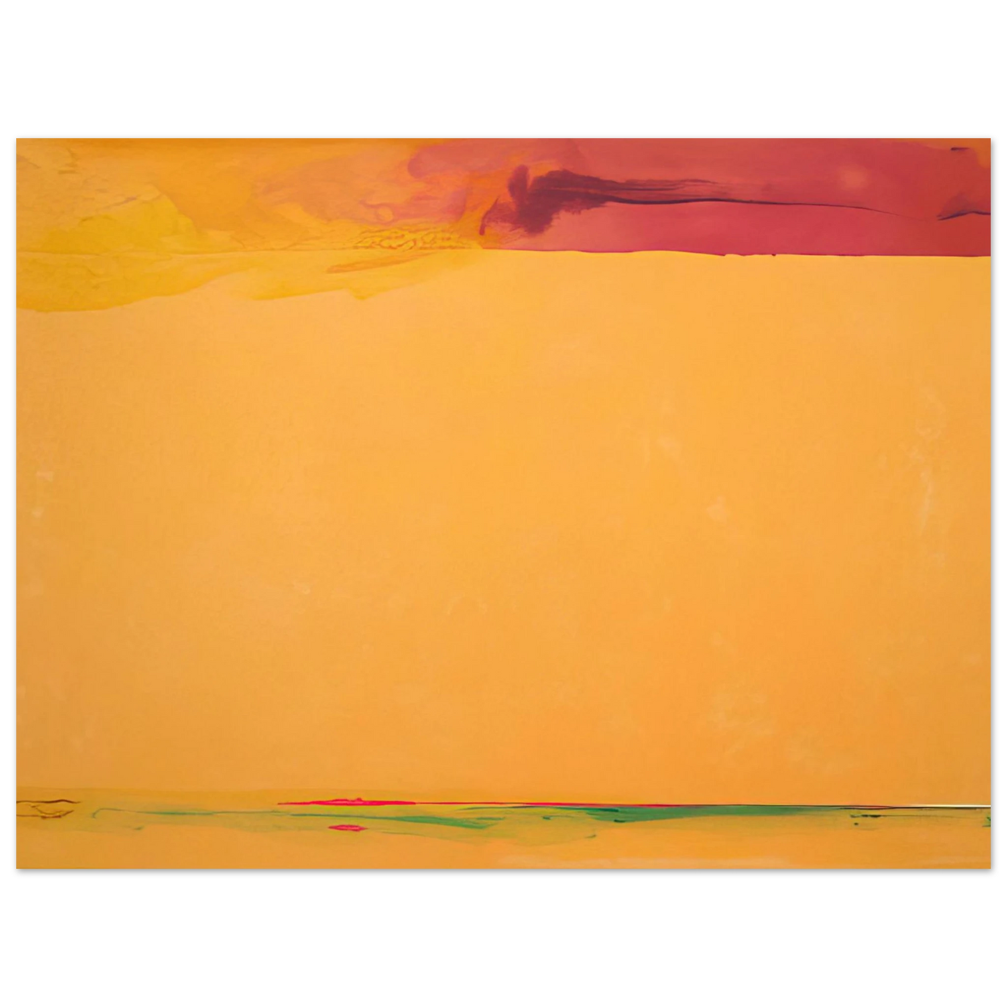 Helen Frankenthaler - Southern Exposure - 2005 Wall art - A1 (59.4 x 84.1  cm) - Premium Wooden Framed Poster With Fine Art Paper-canvas - White frame