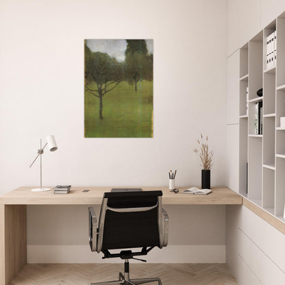 ORCHARD - Gustav Klimt Brushed Aluminum Print - 70x100 cm / 28x40 inches | Gustav Klimt Aluminum Print | Gustav Klimt Prints