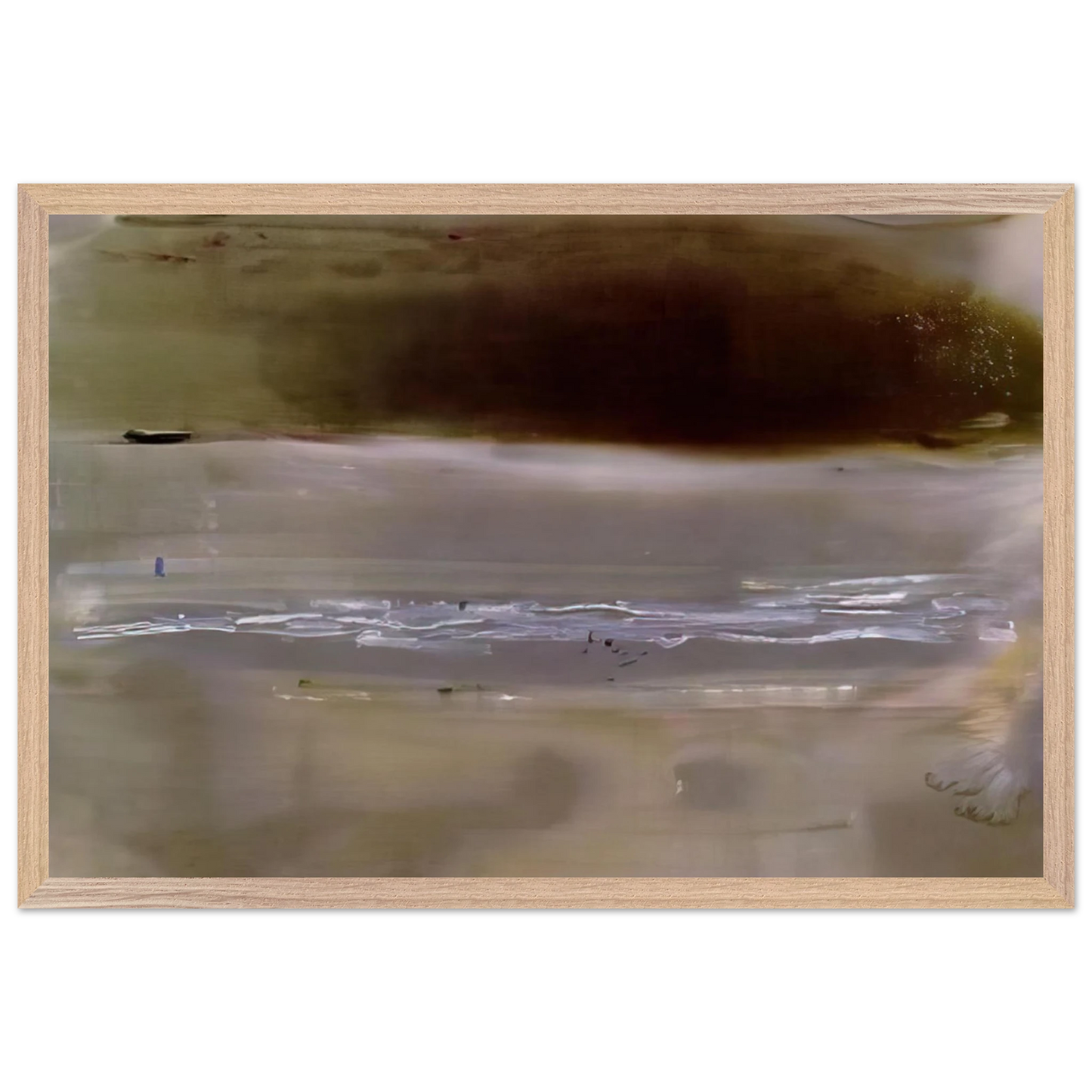 Helen Frankenthaler - Viewpoint II - 1979 Wall art - A1 (59.4 x 84.1  cm) - Premium Wooden Framed Poster With Fine Art Paper-canvas - Wood frame
