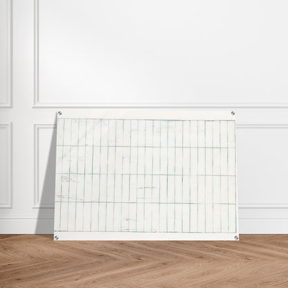 Grid I Lewison 17 - Minimalism - Brice Marden Acrylic Print - 70x100 cm / 28x40″ inches