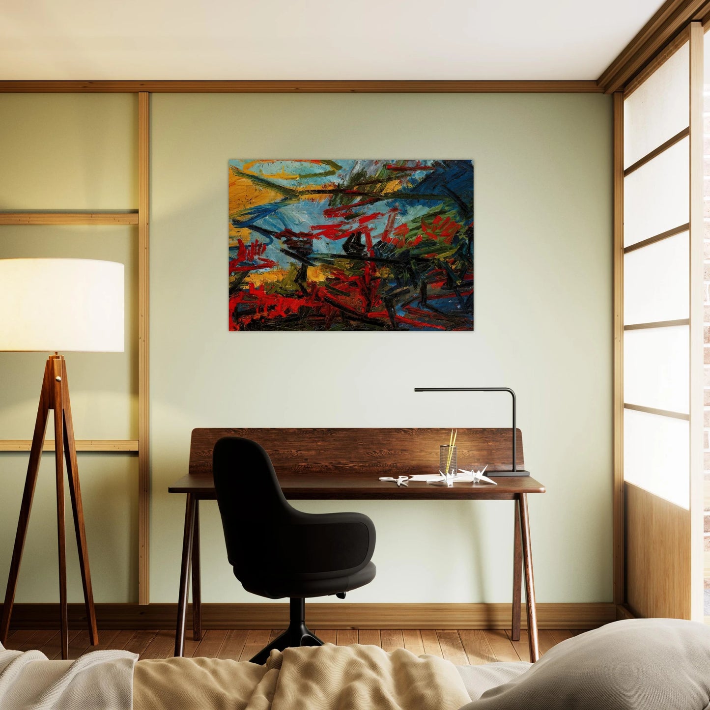 BACCHUS AND ARIADNE - Frank Auerbach Brushed Aluminum Print - 70x100 cm / 28x40 inches | Frank Auerbach Aluminum Print | Frank Auerbach Prints