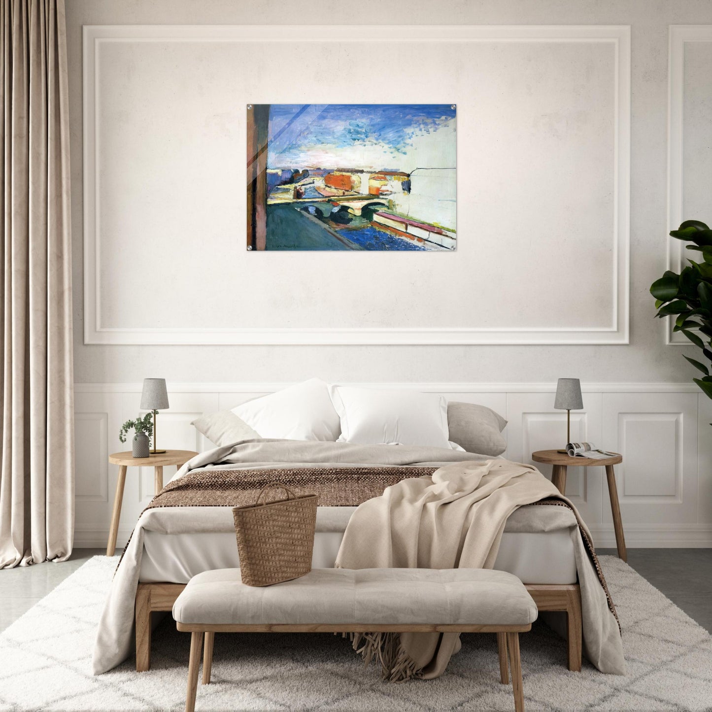 PONT SAINT MICHEL IN PARIS - Henri Matisse Acrylic Print - 70x100 cm / 28x40″ inches | Henri Matisse Wall Art | Henri Matisse Prints