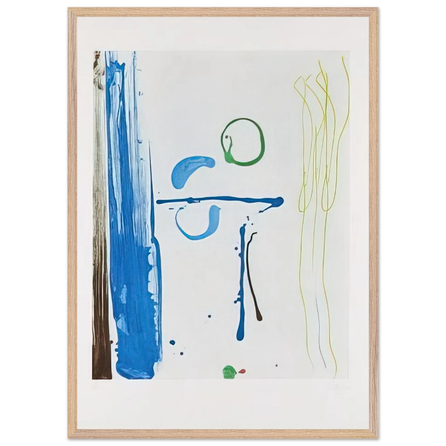 Helen Frankenthaler - Sunshine After Rain - 1987 Wall art - 70x100 cm / 28x40 inches - Fine Art Poster-canvas - -