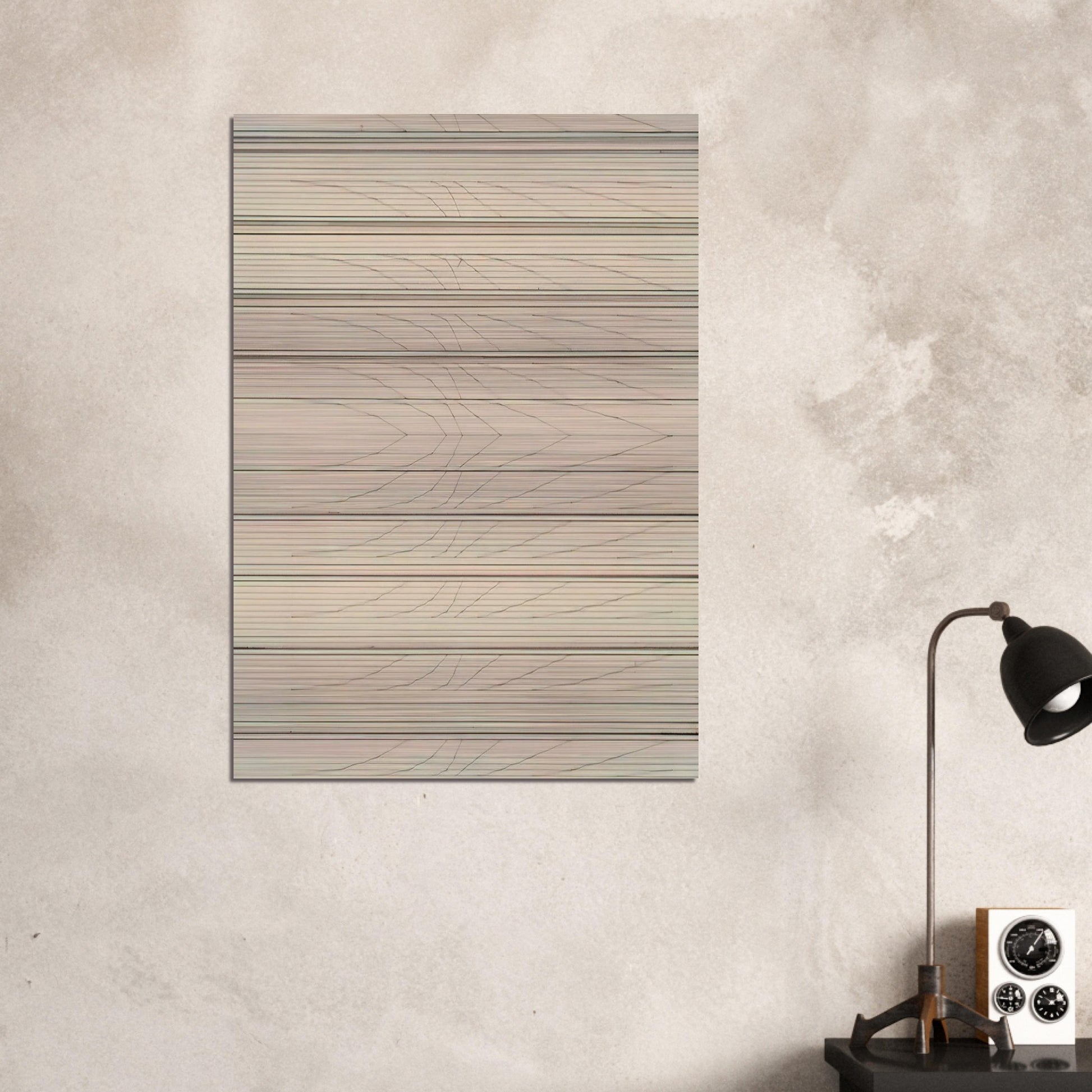 Untitled - 1970 - Nasreen Mohamedi Brushed Aluminum Print - 70x100 cm / 28x40 inches | Nasreen Mohamedi Aluminum Print | Nasreen Mohamedi Prints