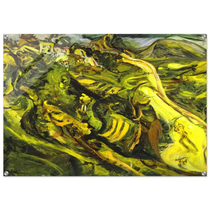 ROAD AT CAGNES - Chaim Soutine Acrylic Print - 70x100 cm / 28x40″ inches | Chaim Soutine Wall Art | Chaim Soutine Prints