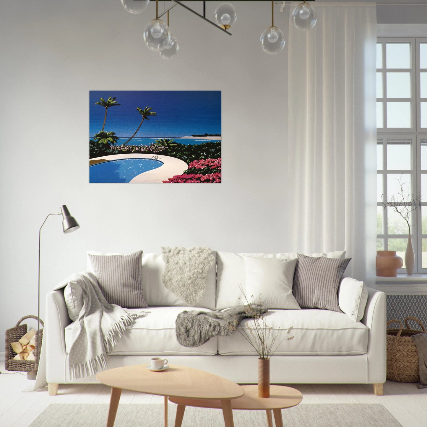 Fall of Sound - Hiroshi Nagai Brushed Aluminum Print - 70x100 cm / 28x40 inches | Hiroshi Nagai Aluminum Print | Hiroshi Nagai Prints