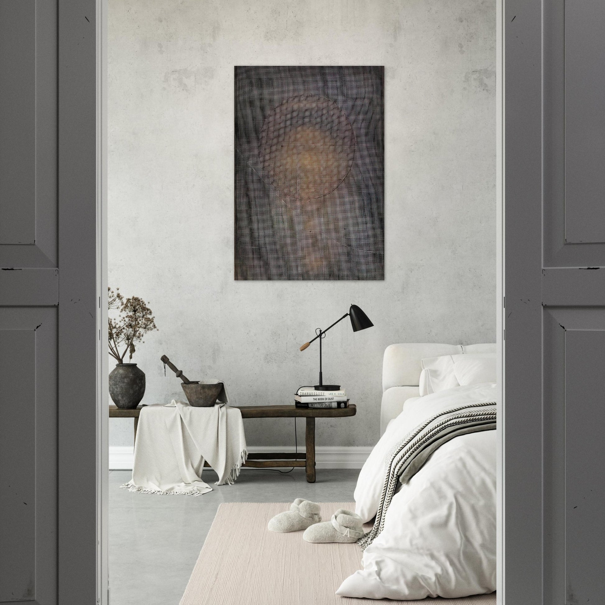 Espejo de sacrista - Art Informel - Manuel Rivera Brushed Aluminum Print - 70x100 cm / 28x40 inches | Manuel Rivera Aluminum Print | Manuel Rivera Prints
