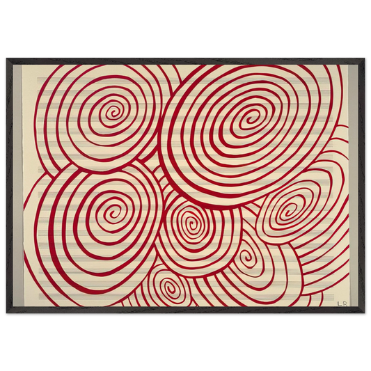 FUGUE 2003 - Louise Bourgeois 70x100 cm / 28x40 inches Framed Art Print – Black Wooden Frame
