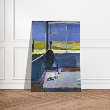 Interior with Book - Richard Diebenkorn Brushed Aluminum Print - 70x100 cm / 28x40 inches | Richard Diebenkorn Aluminum Print | Richard Diebenkorn Prints