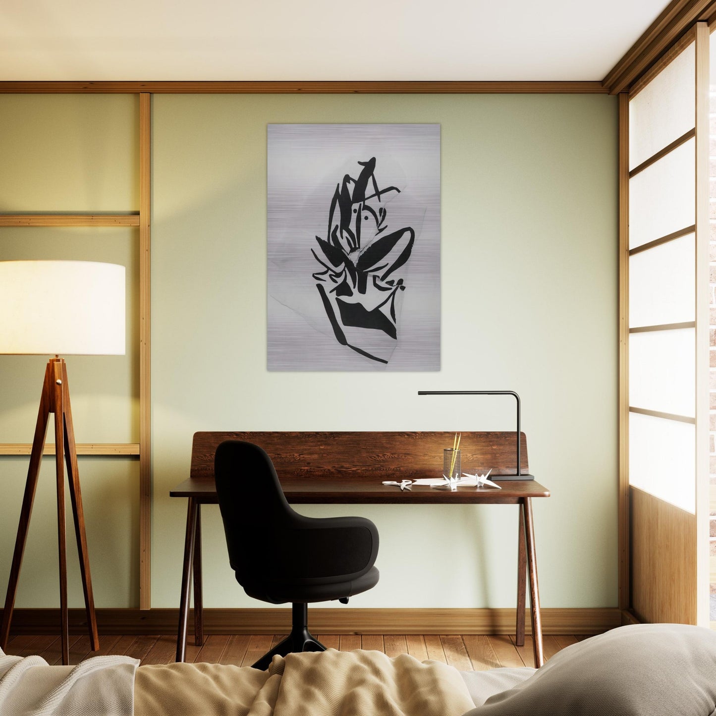 Torn-Up Woodcut - Jean Arp Brushed Aluminum Print - 70x100 cm / 28x40 inches | Jean Arp Aluminum Print | Jean Arp Prints