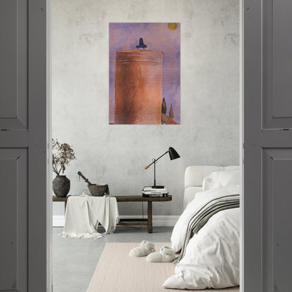TOWER - Salvador Dali Brushed Aluminum Print - 70x100 cm / 28x40 inches | Salvador Dali Aluminum Print | Salvador Dali Prints