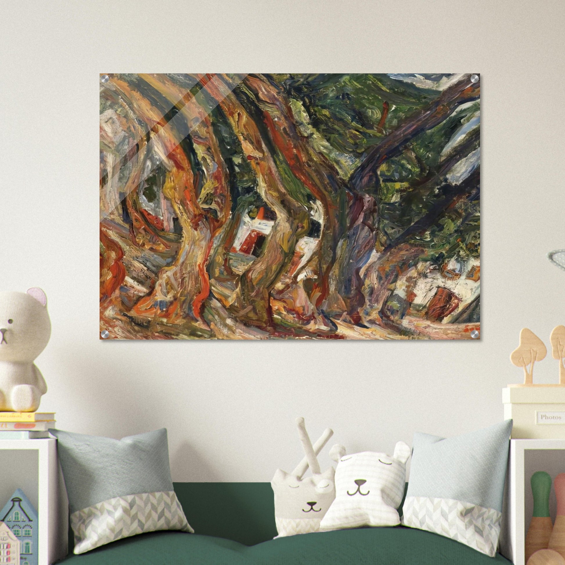 PLANE TREES AT CERET 1920 0 - Chaim Soutine Acrylic Print - 70x100 cm / 28x40″ inches