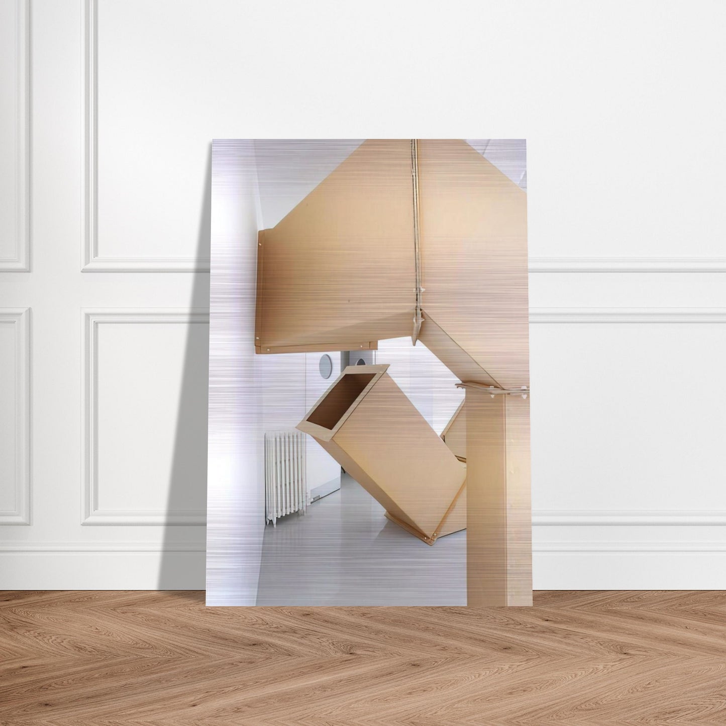 Series DW - 1967 - Charlotte Posenenske Brushed Aluminum Print - 70x100 cm / 28x40 inches | Charlotte Posenenske Aluminum Print | Charlotte Posenenske Prints