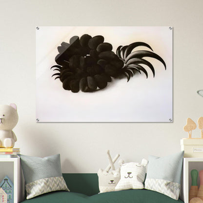Eagle Claw and Bean Necklace - Georgia O'Keeffe Acrylic Print - 70x100 cm / 28x40″ inches