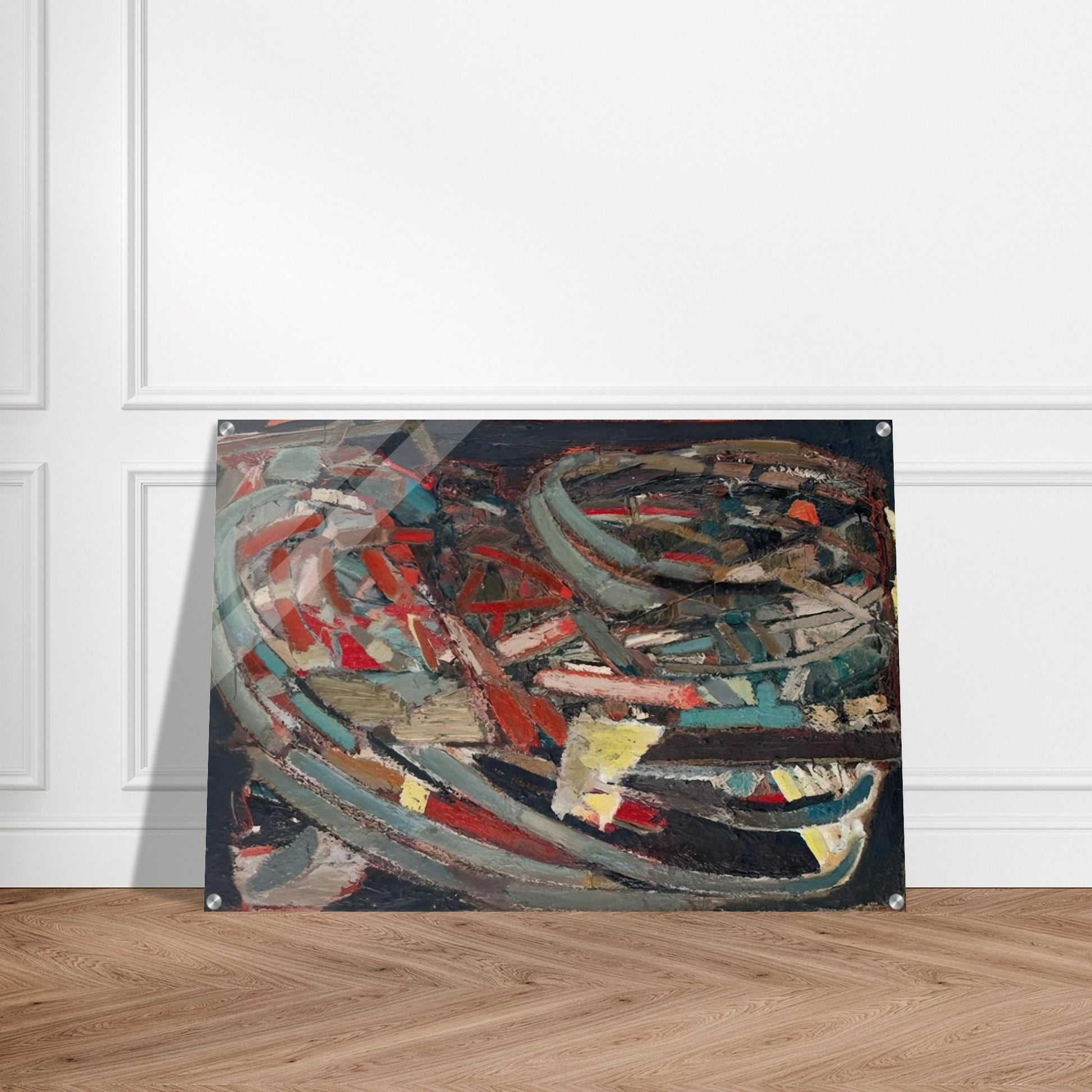 Composition - 1947 - Nicolas de Stael Acrylic Print - 70x100 cm / 28x40″ inches