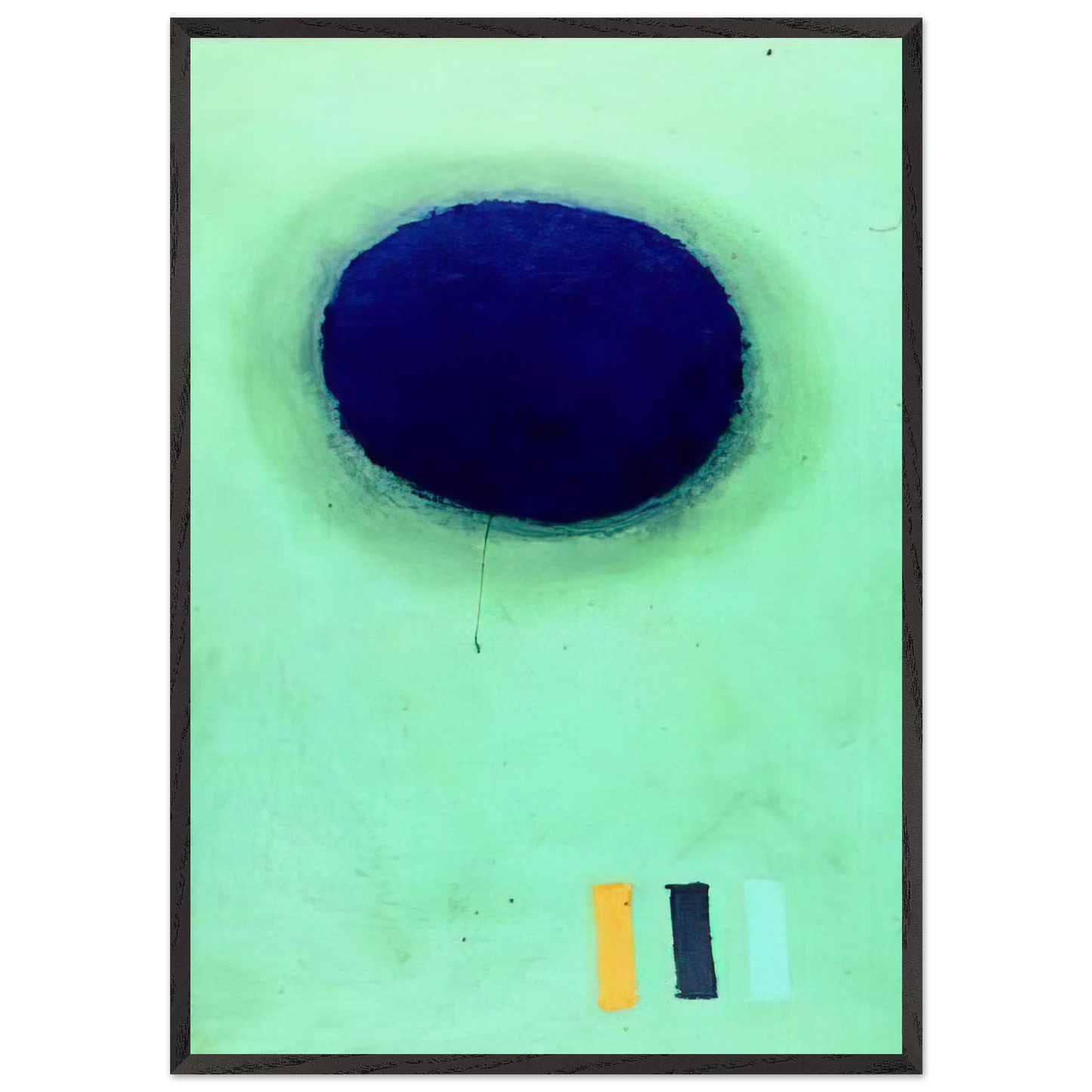 Vert - 1964 - Adolph Gottlieb 70x100 cm / 28x40 inches Framed Art Print – Black Wooden Frame