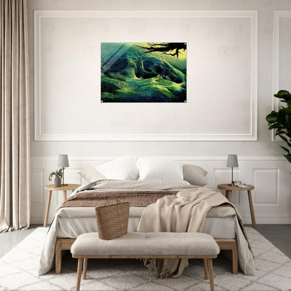 My Soul - Eyvind Earle Acrylic Print - 70x100 cm / 28x40″ inches | Eyvind Earle Wall Art | Eyvind Earle Prints