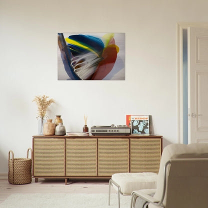 Wanderland Express - 1976 - Paul Jenkins Brushed Aluminum Print - 70x100 cm / 28x40 inches | Paul Jenkins Aluminum Print | Paul Jenkins Prints