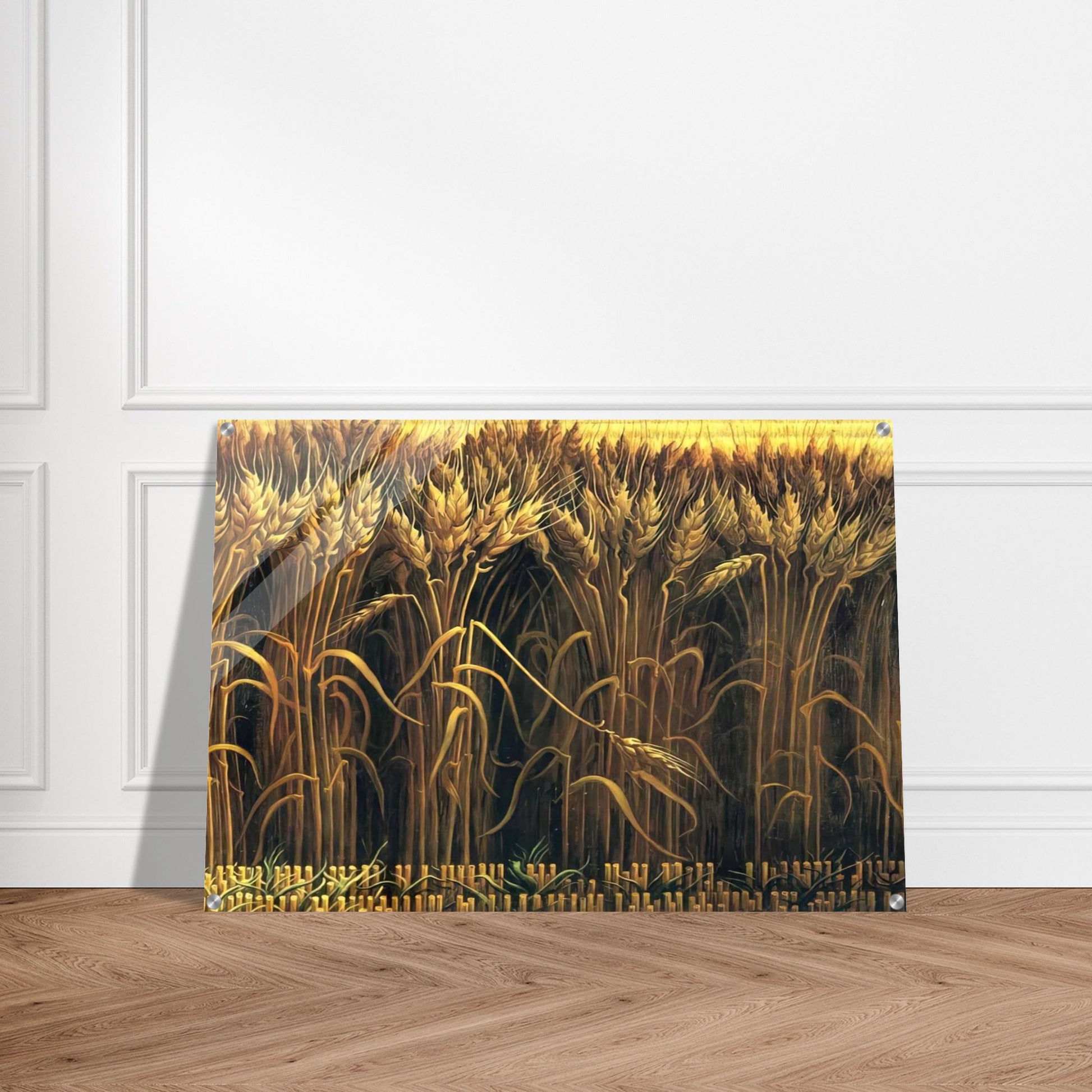 WHEAT - Thomas Hart Benton Acrylic Print - 70x100 cm / 28x40″ inches