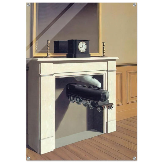 TIME TRANSFIXED 1938 - Rene Magritte Acrylic Print - 70x100 cm / 28x40″ inches
