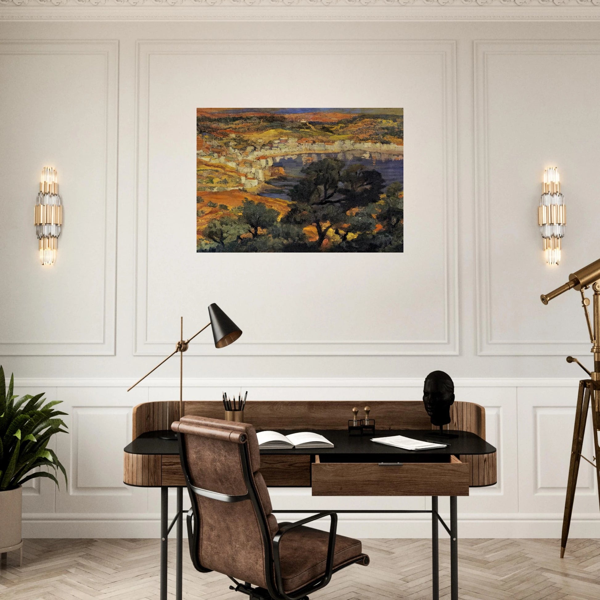 CADAQUES 3 - Salvador Dali Brushed Aluminum Print - 70x100 cm / 28x40 inches | Salvador Dali Aluminum Print | Salvador Dali Prints