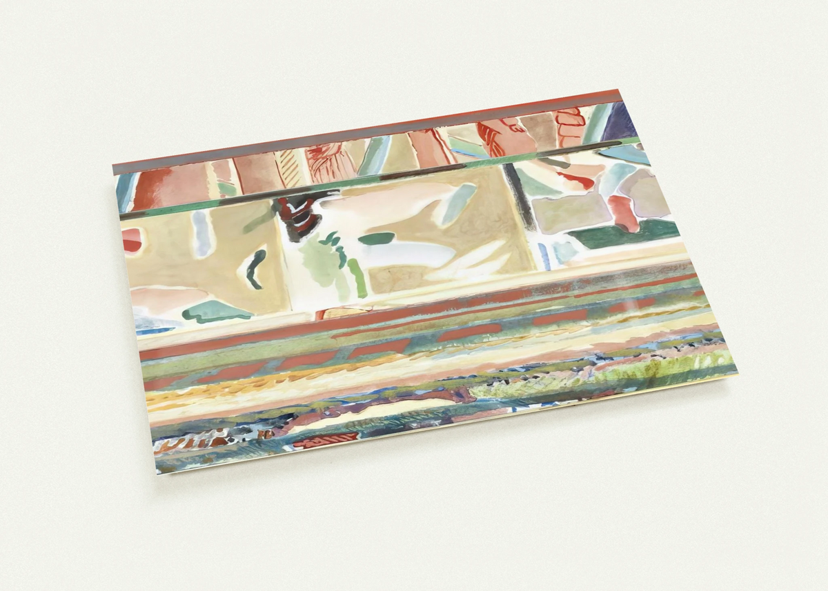 Paisagem II, Portalegre tapestry card - Lyrical Abstraction By Menez Pack of 10 Post Cards | Menez Post Cards | A6 (10.5 x 14.8 cm) - 4.1 x 5.8 inches